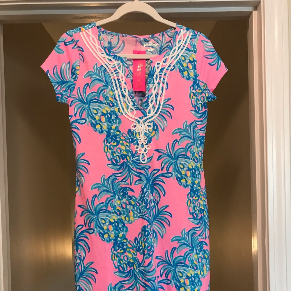 Lilly Pulitzer Brewster Dress Pelican Pink size S